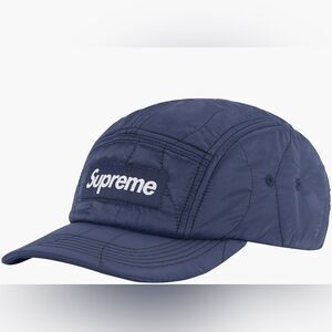 Supreme Quilted Liner Camp Cap Blue FW22H89 Men's One Size